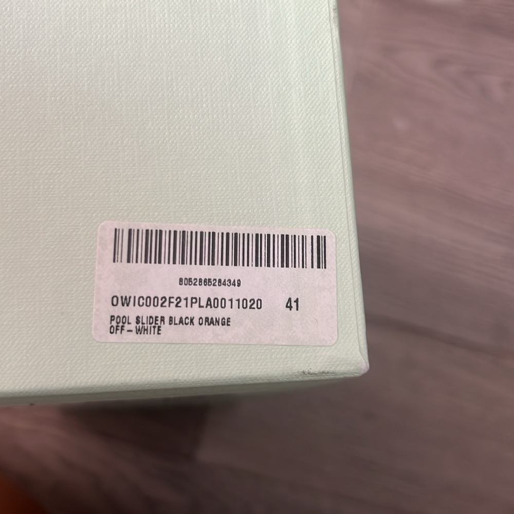 Off- White Pool Slides - Picture 7 of 7